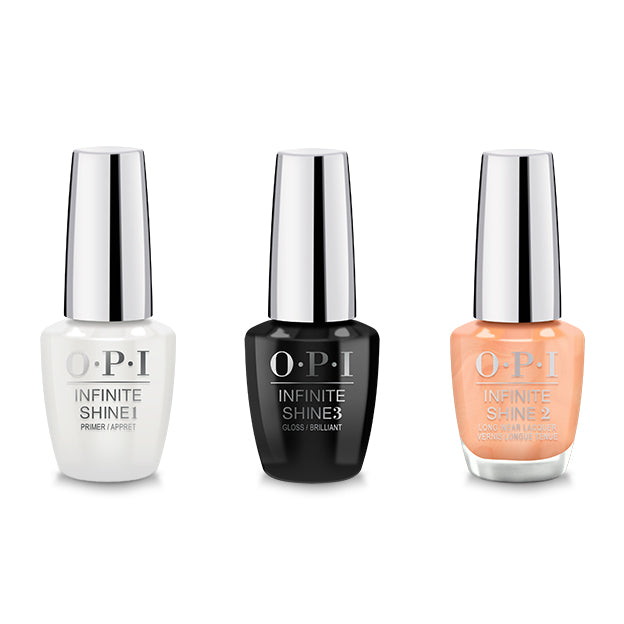 OPI - Infinite Shine Combo - Base, Top & Sanding In Stilettos - Salon Quality