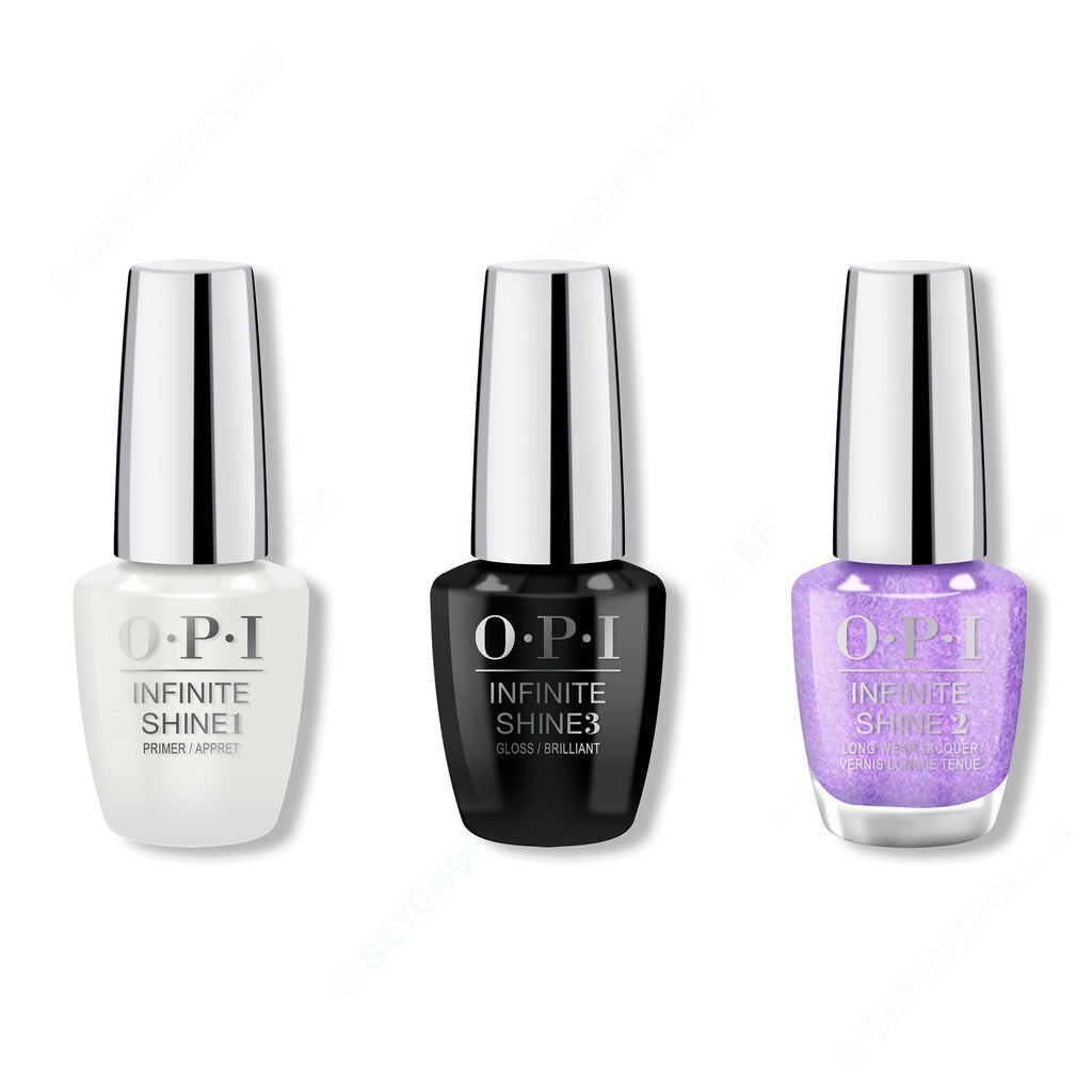 OPI - Infinite Shine Combo - Base, Top & Shaking My Sugarplums - Salon Quality