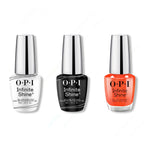 OPI - Infinite Shine Combo - Base, Top & Shock Em Orange - OPIcons Spring 2026 - Salon Quality