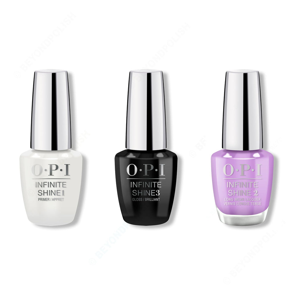 OPI - Infinite Shine Combo - Base, Top & Sickeningly Sweet - Salon Quality