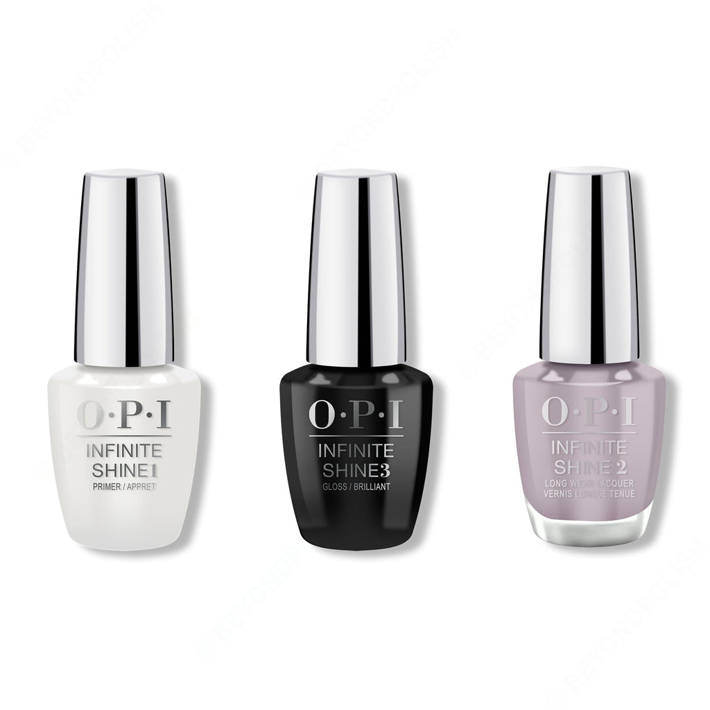 OPI - Infinite Shine Combo - Base, Top & Taupe-less Beach - Salon Quality