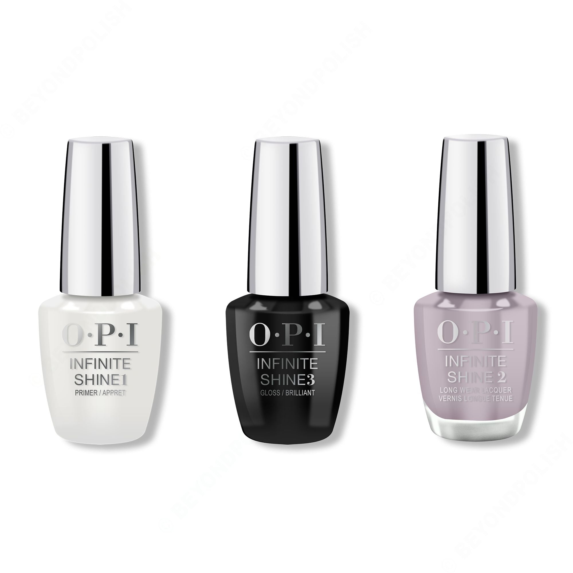 OPI - Infinite Shine Combo - Base, Top & Taupe-less Beach - Salon Quality