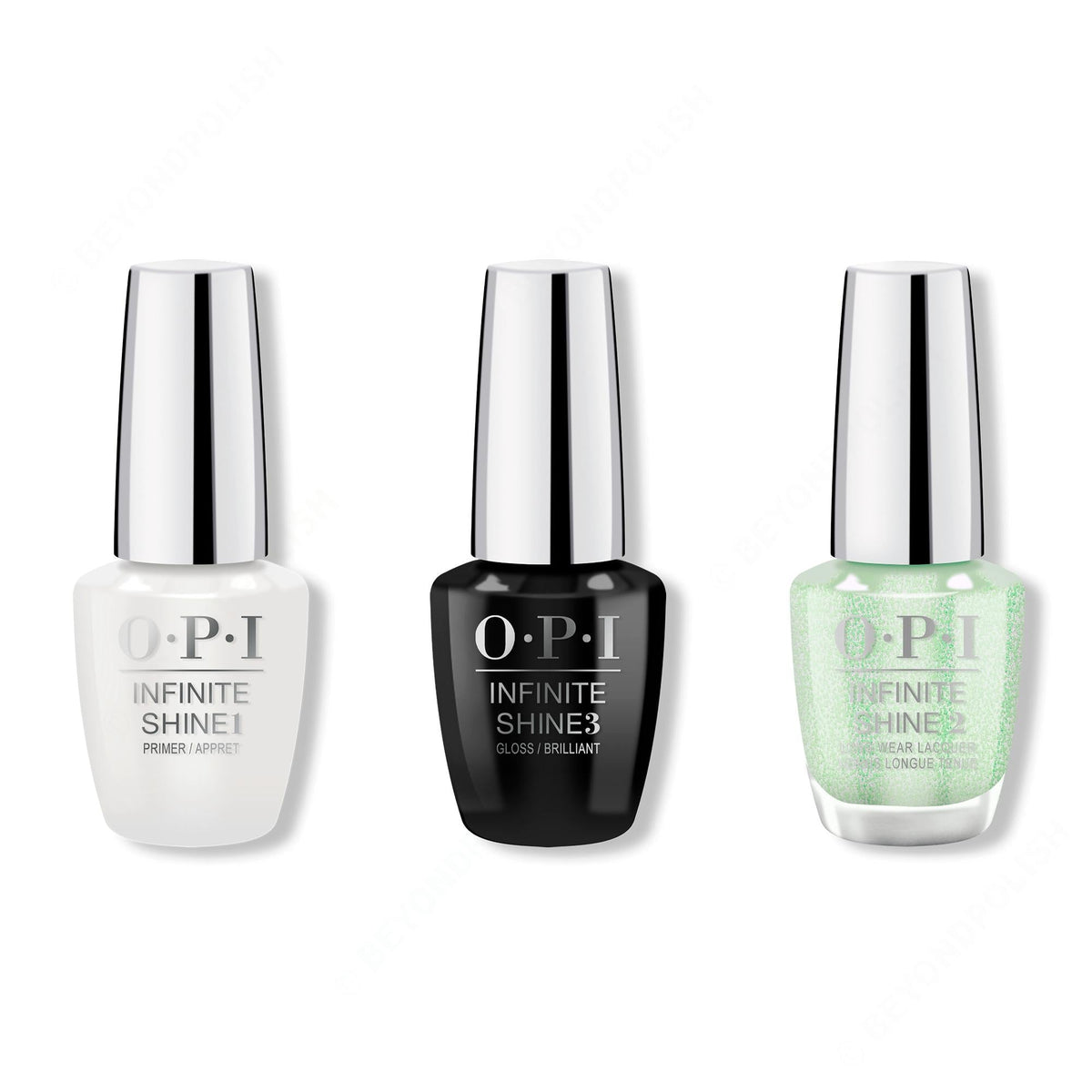 OPI - Infinite Shine Combo - Base, Top & Taurus-t Me - Salon Quality