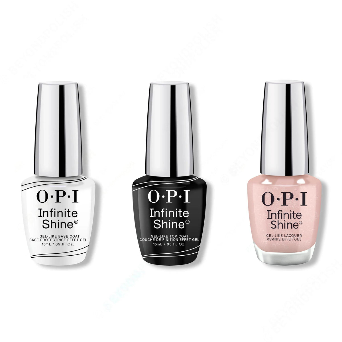 OPI - Infinite Shine Combo - Base, Top & Track Suited Cutie - Salon Quality