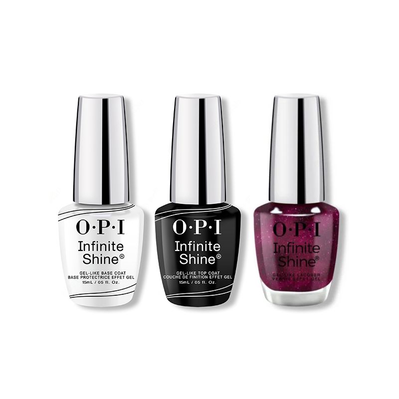 OPI - Infinite Shine Combo - Base, Top & Vamp Champ - Salon Quality