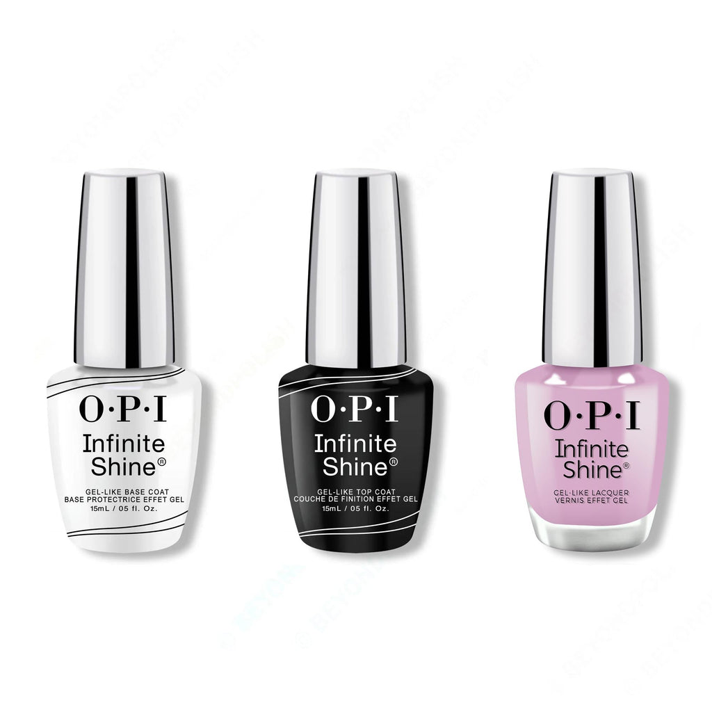 OPI - Infinite Shine Combo - Base, Top & What's Not to Lilac - OPIcons Spring 2026 - Salon Quality