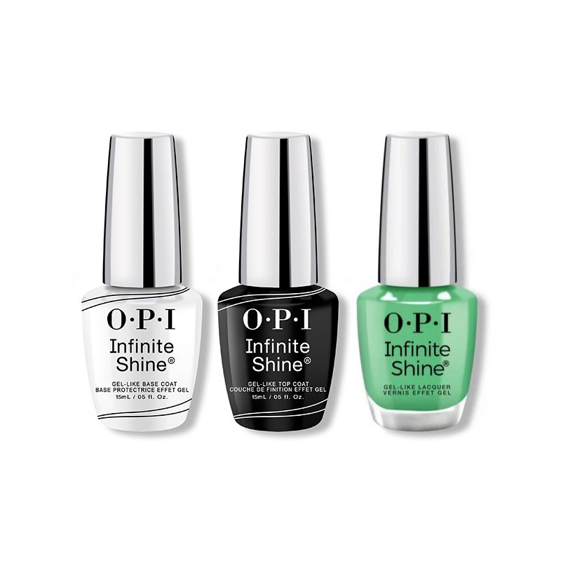 OPI - Infinite Shine Combo - Base, Top & Won For The Ages - Salon Quality