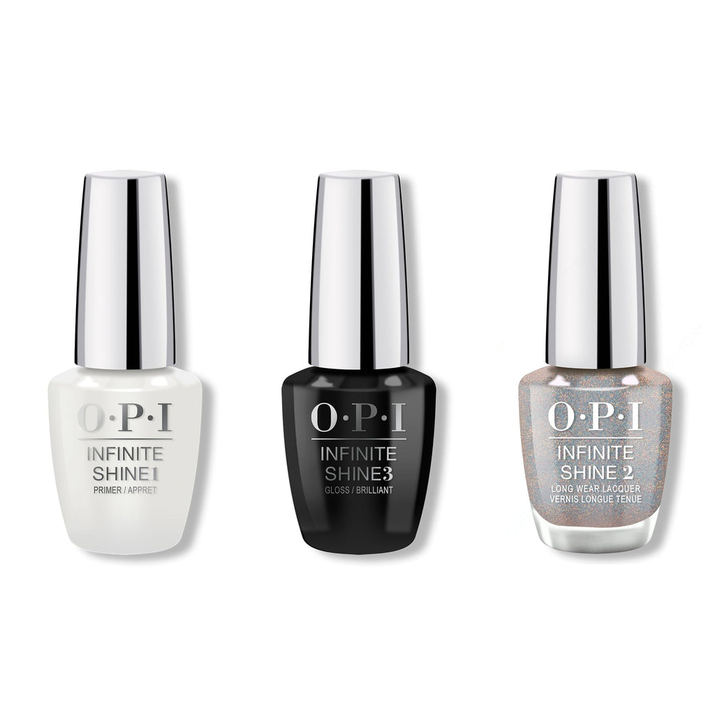 OPI - Infinite Shine Combo - Base, Top & Yay or Neigh - Salon Quality
