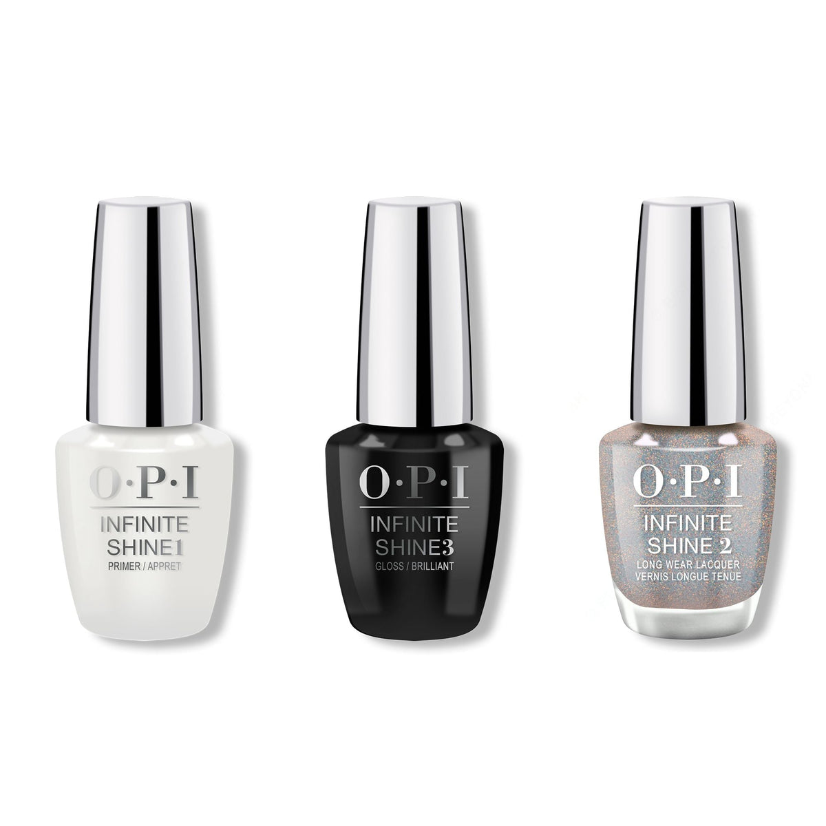 OPI - Infinite Shine Combo - Base, Top & Yay or Neigh - Salon Quality