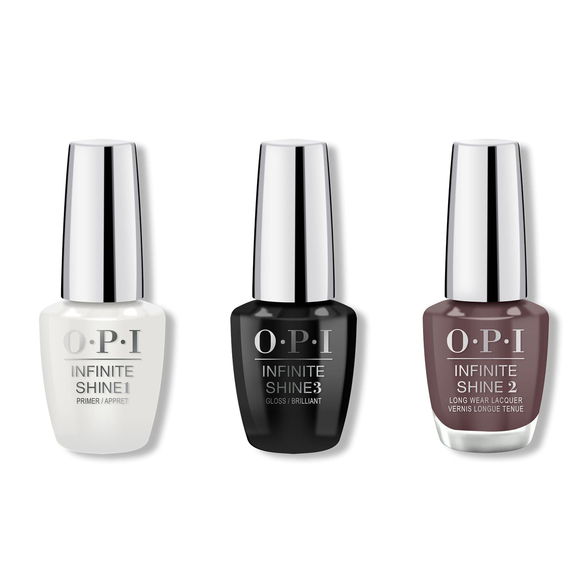 OPI - Infinite Shine Combo - Base, Top & You Don't Know Jacques! - Salon Quality