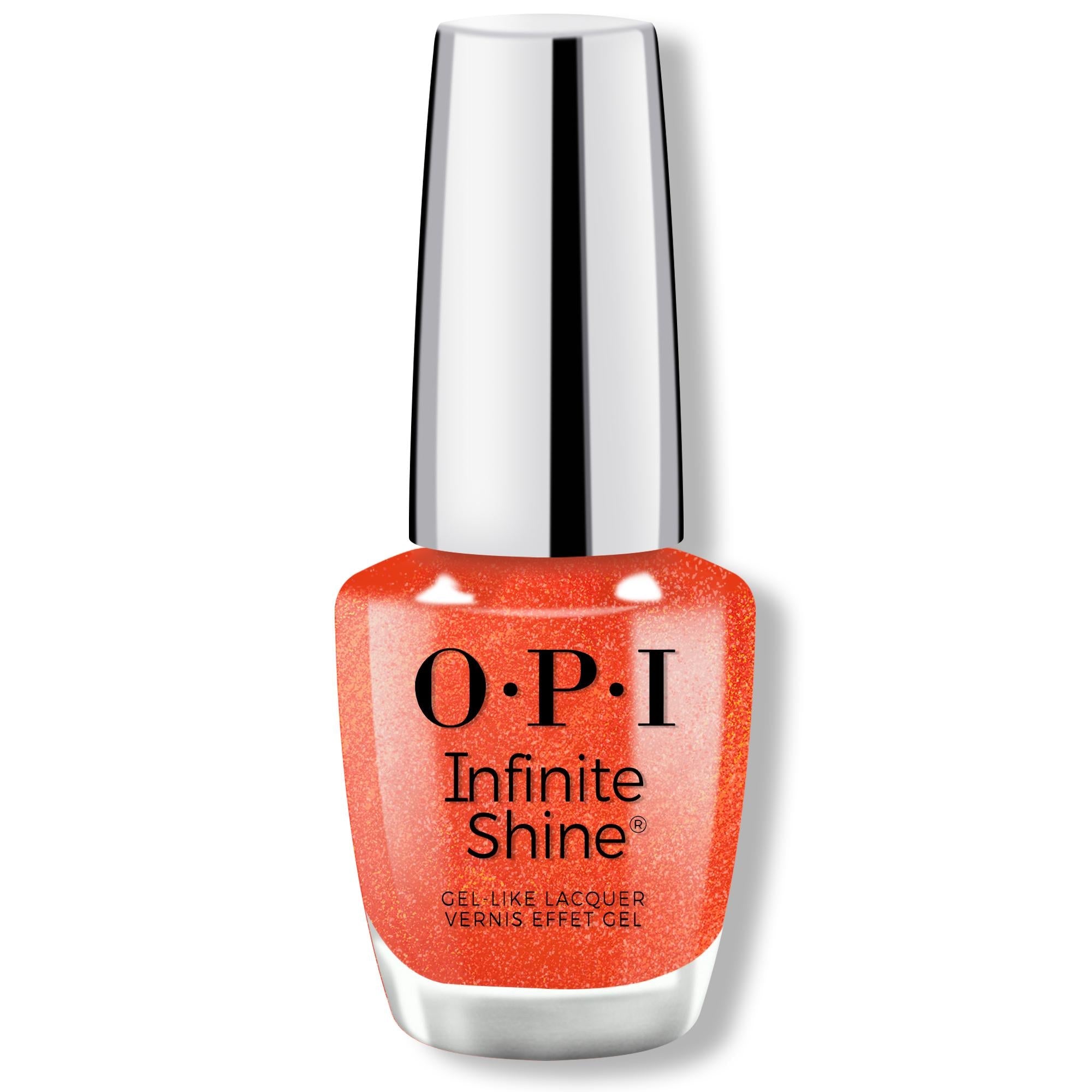 OPI Infinite Shine - Shock Em Orange - #202 - Salon Quality