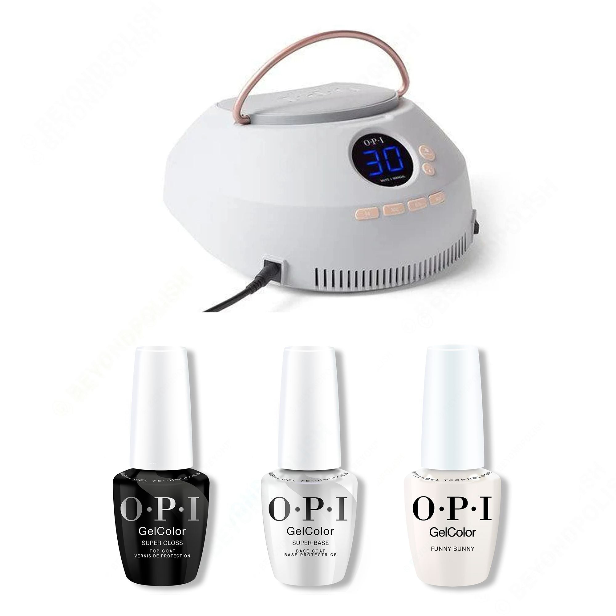 OPI - Intelli-Gel Basic Kit & Funny Bunny - Salon Quality
