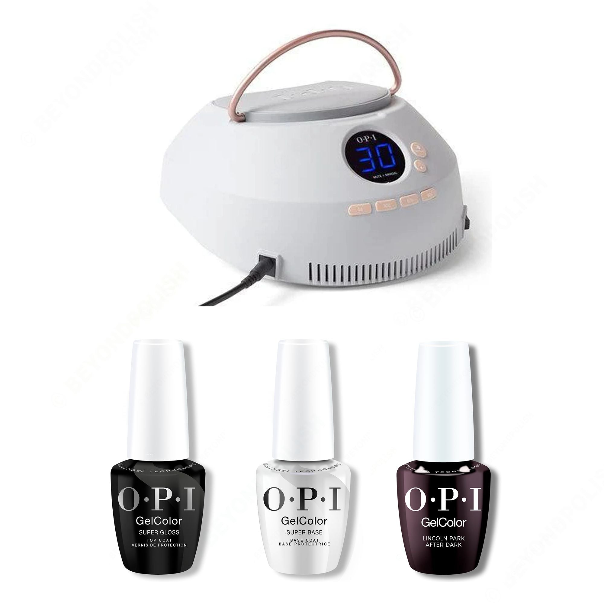 OPI - Intelli-Gel Basic Kit & Lincoln Park After Dark - Salon Quality