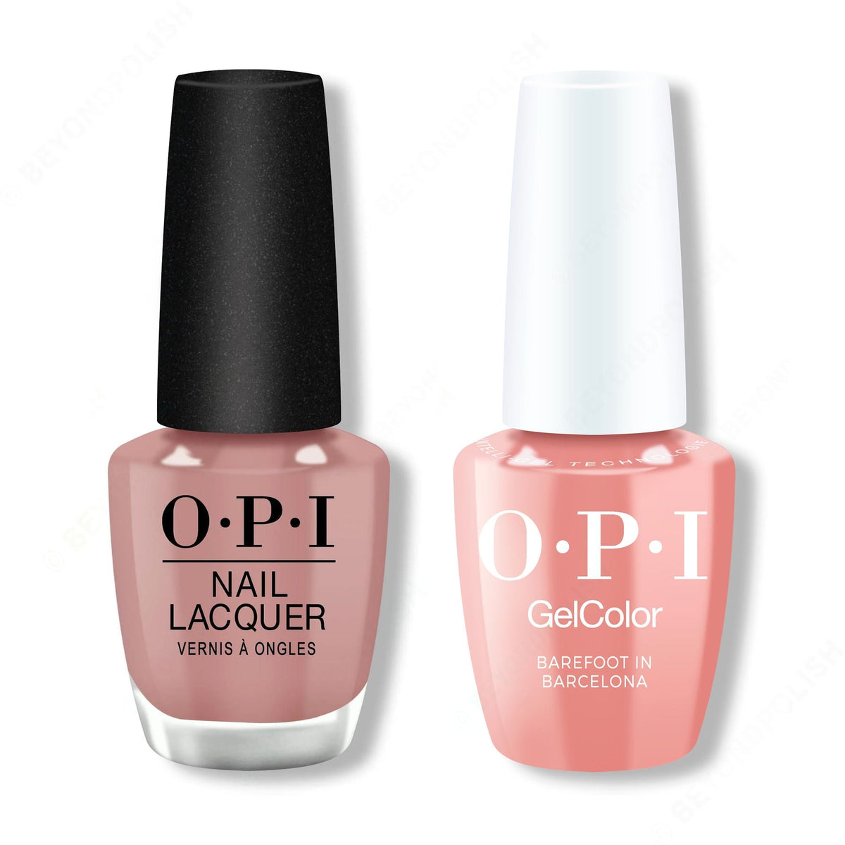 OPI - Intelli-Gel & Lacquer Combo - Barefoot In Barcelona - Salon Quality