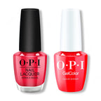OPI - Intelli-Gel & Lacquer Combo - Cajun Shrimp - Salon Quality