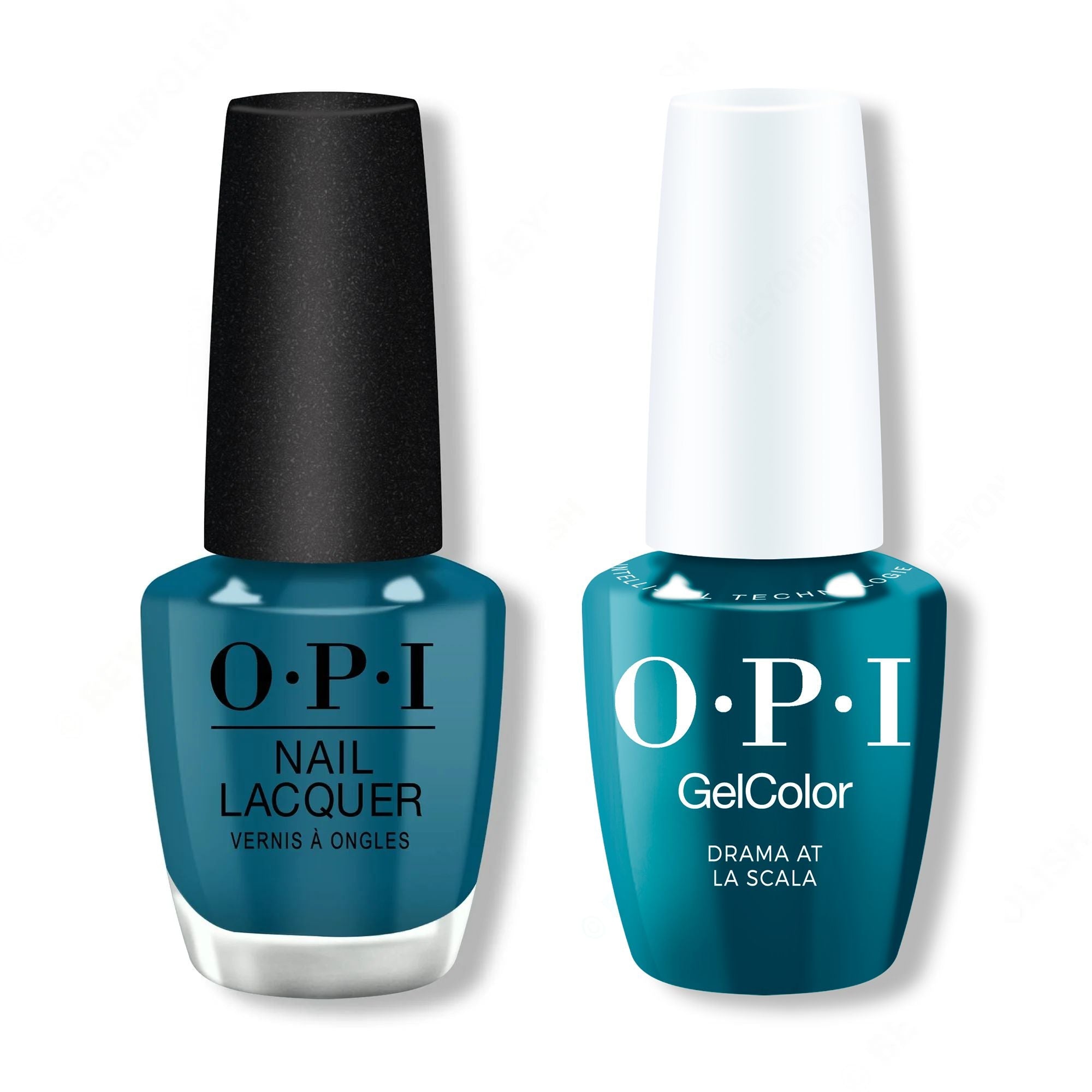 OPI - Intelli-Gel & Lacquer Combo - Drama at La Scala - Salon Quality