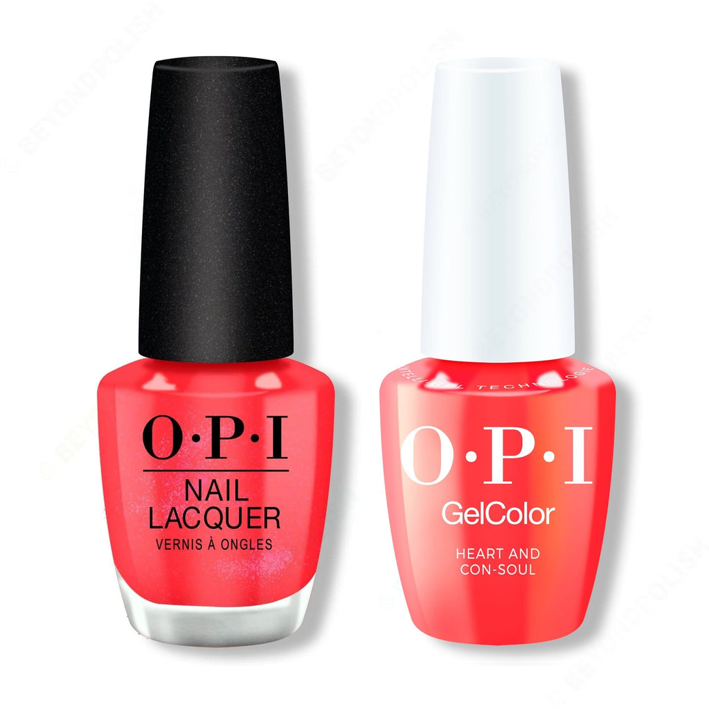 OPI - Intelli-Gel & Lacquer Combo - Heart And Con-Soul - Salon Quality