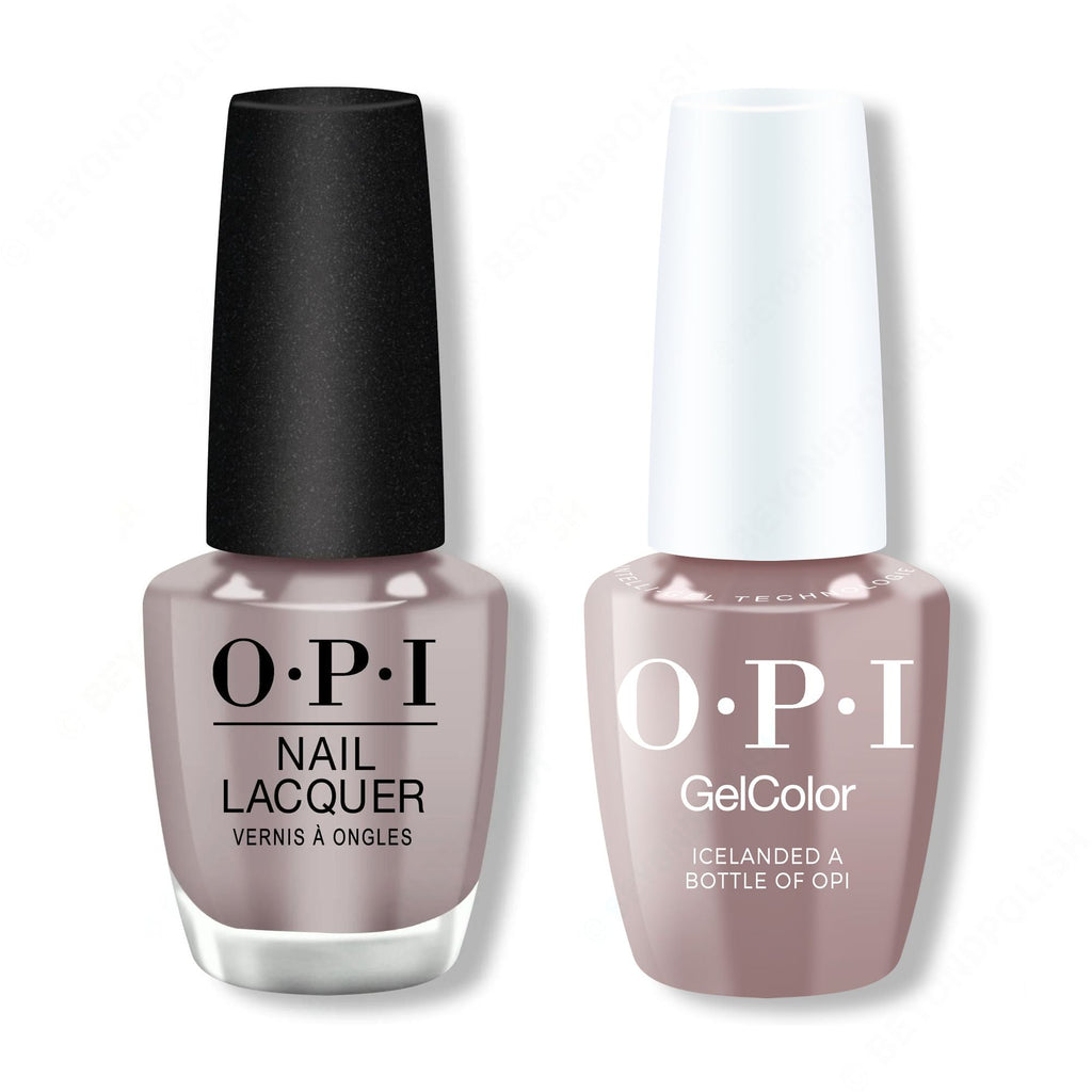 OPI - Intelli-Gel & Lacquer Combo - Icelanded a Bottle of Opi - Salon Quality