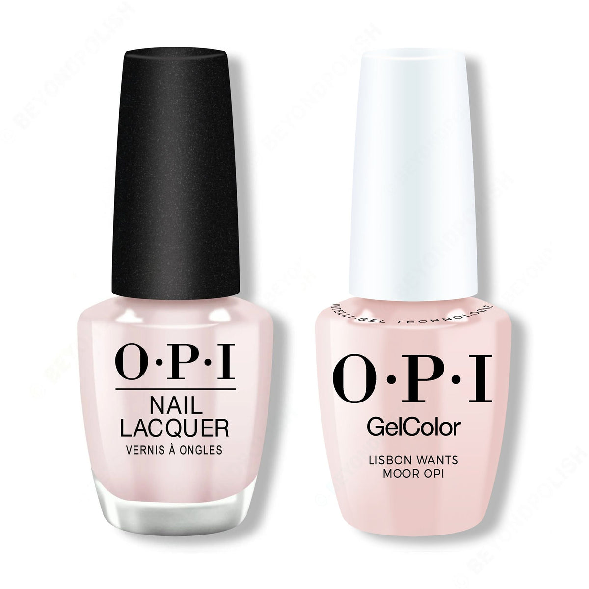 OPI - Intelli-Gel & Lacquer Combo - Lisbon Wants Moor Opi - Salon Quality