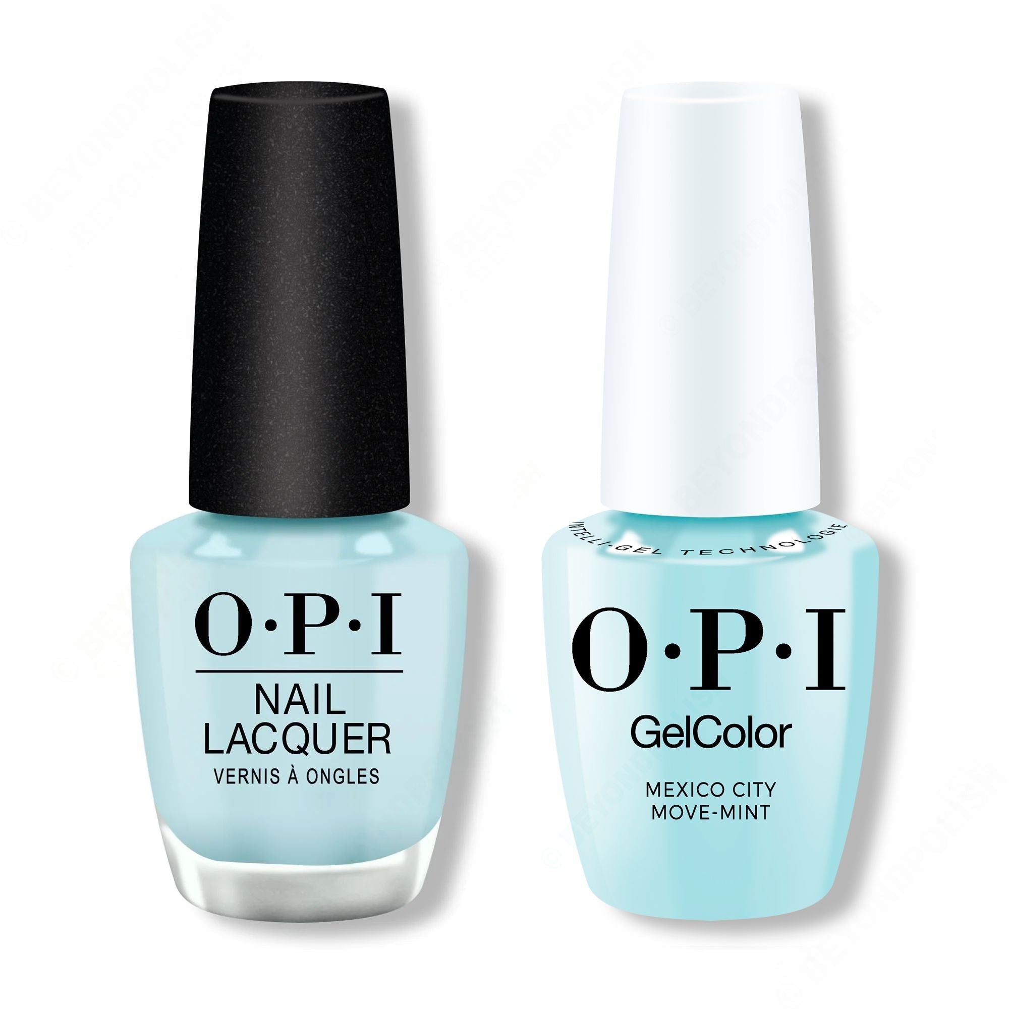 OPI - Intelli-Gel & Lacquer Combo - Mexico City Move-mint - Salon Quality