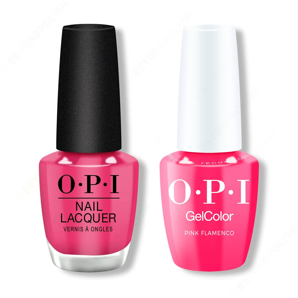 OPI - Intelli-Gel & Lacquer Combo - Pink Flamenco - Salon Quality
