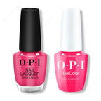 OPI - Intelli-Gel & Lacquer Combo - Pink Flamenco - Salon Quality