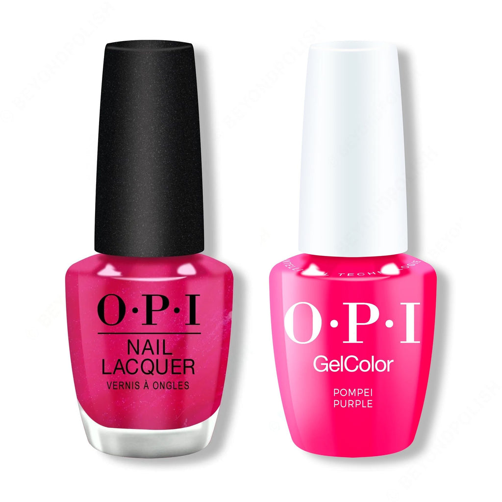 OPI - Intelli-Gel & Lacquer Combo - Pompeii Purple - Salon Quality