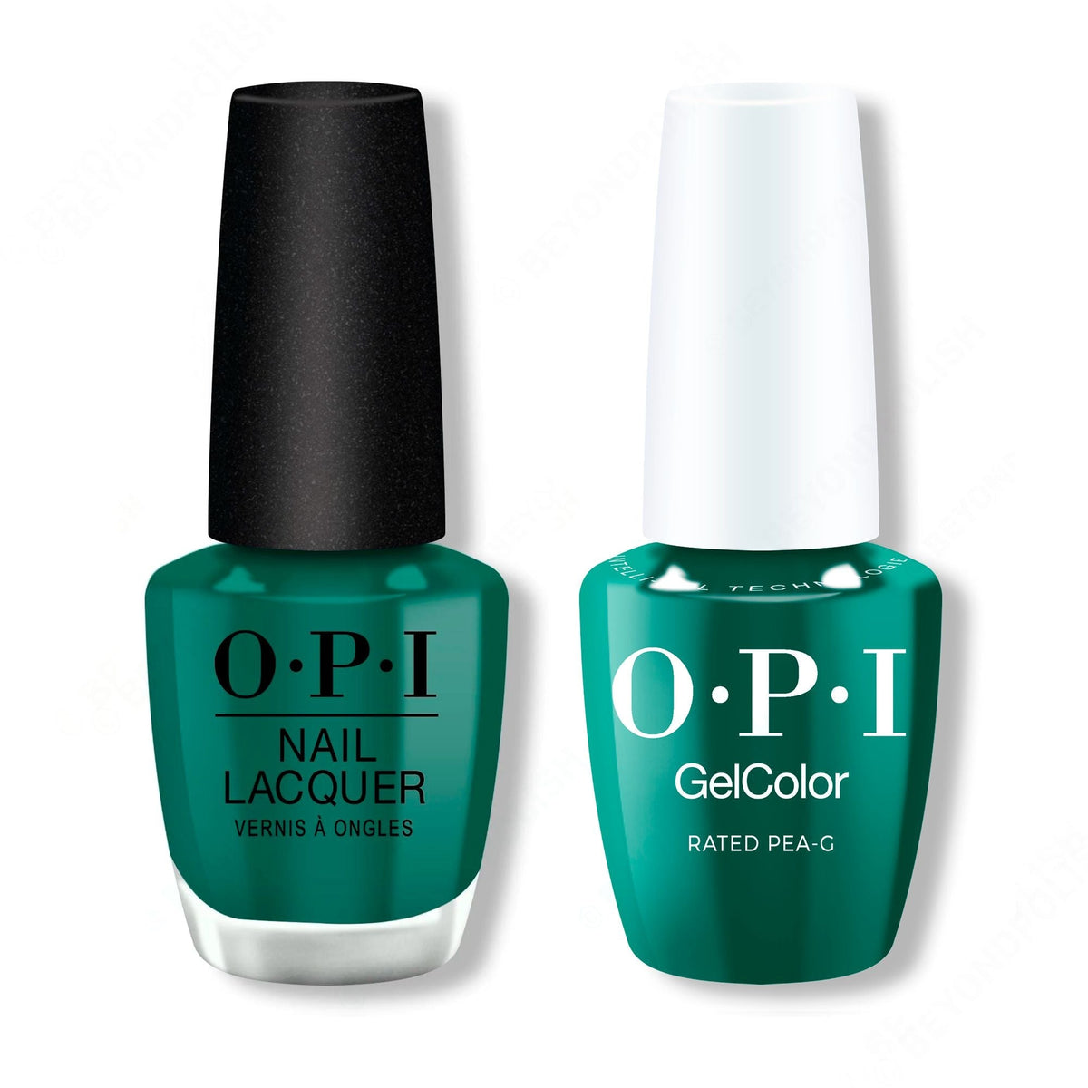 OPI - Intelli-Gel & Lacquer Combo - Rated Pea-G - Salon Quality