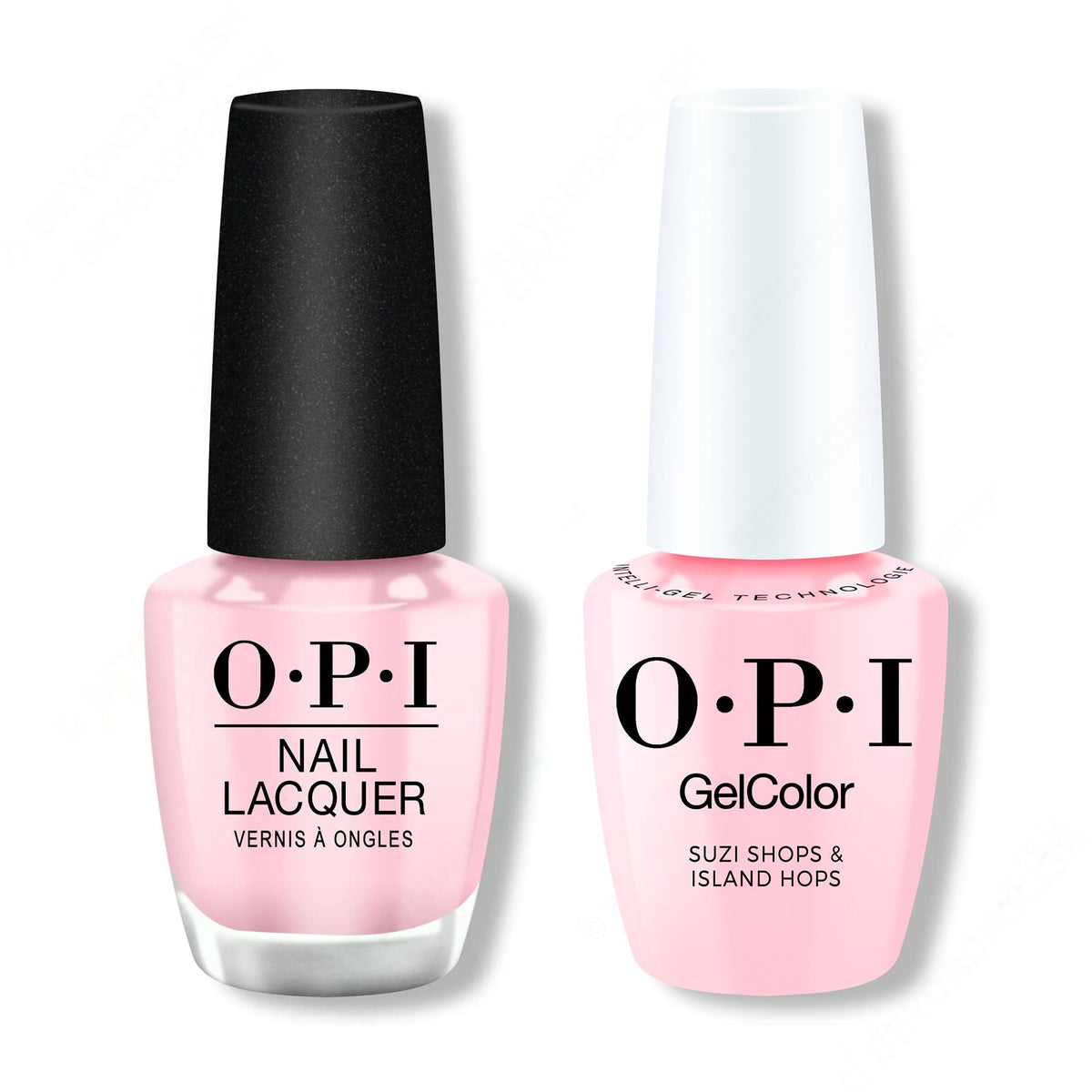 OPI - Intelli-Gel & Lacquer Combo - Suzi Shops & Island Hops - Salon Quality