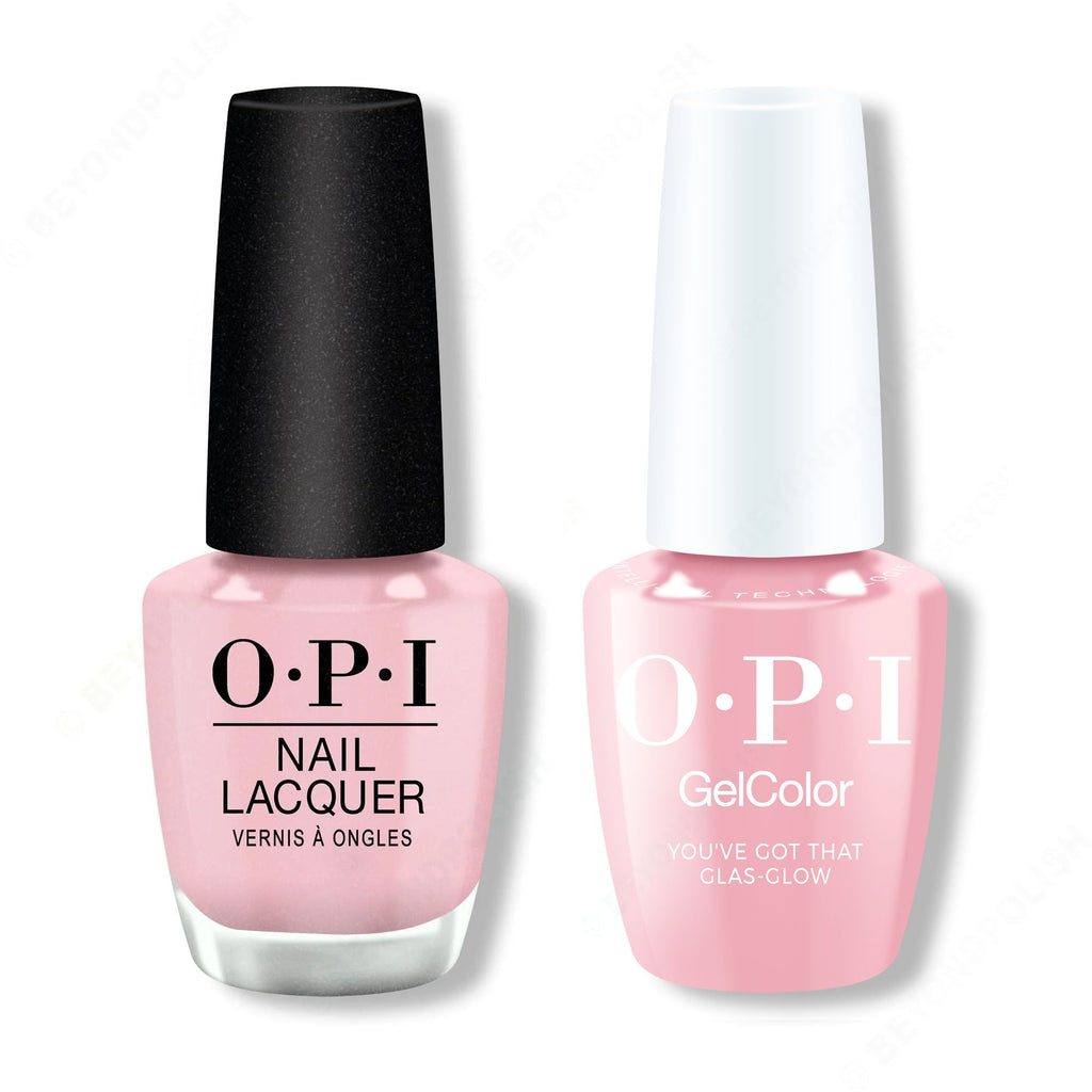 OPI - Intelli-Gel & Lacquer Combo - You've Got That Glas-glow - Salon Quality