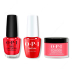 OPI - Intelli-Gel, Lacquer & Dip Combo - Big Apple Red - Salon Quality