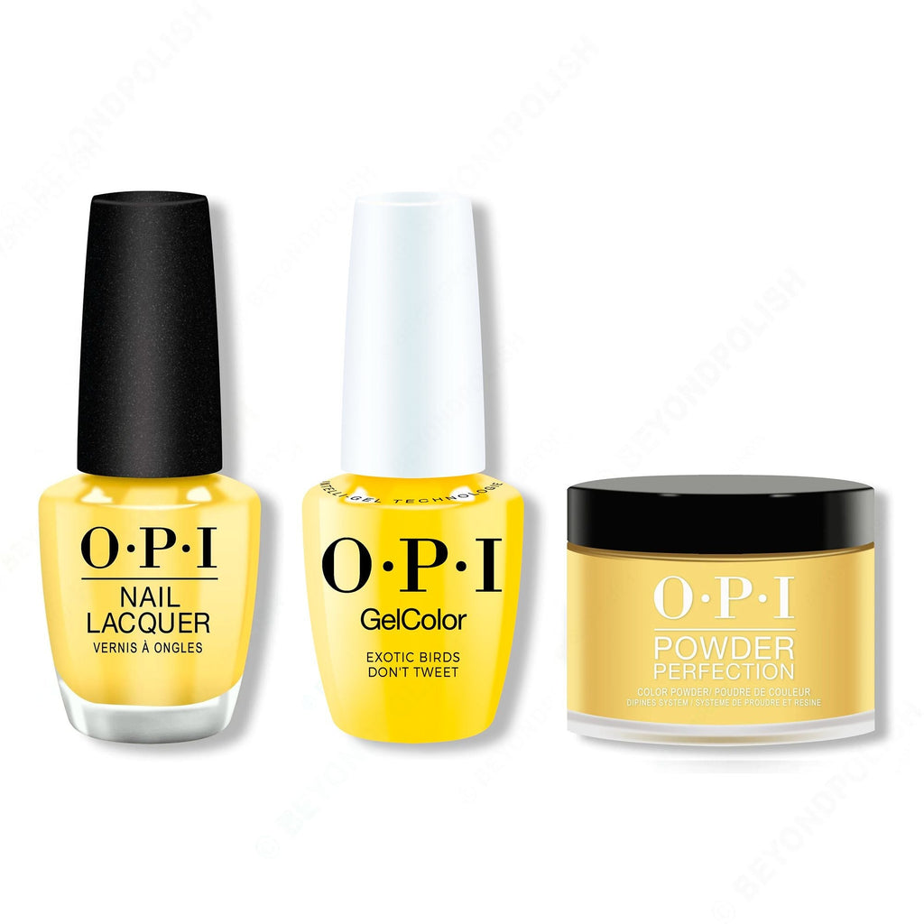 OPI - Intelli-Gel, Lacquer & Dip Combo - Exotic Birds Do Not Tweet - Salon Quality