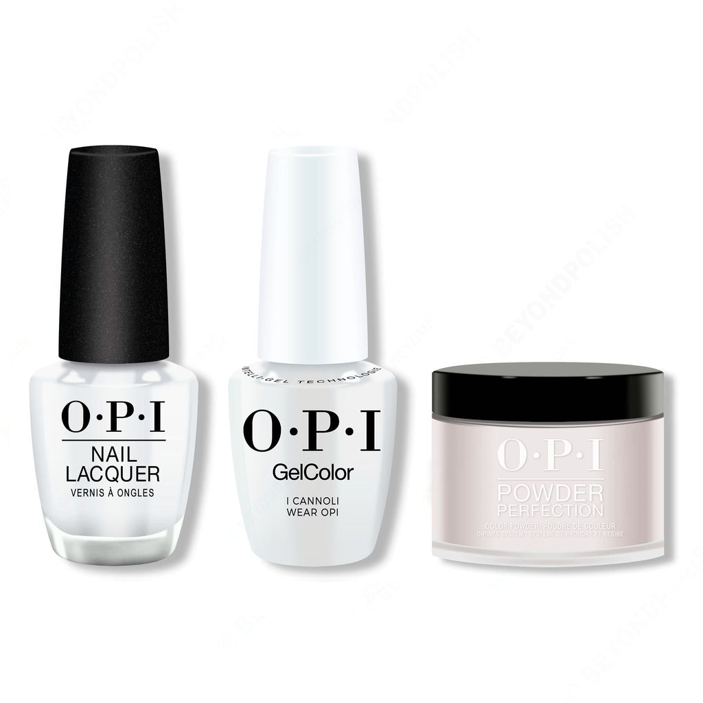 OPI - Intelli-Gel, Lacquer & Dip Combo - I Cannoli Wear Opi - Salon Quality