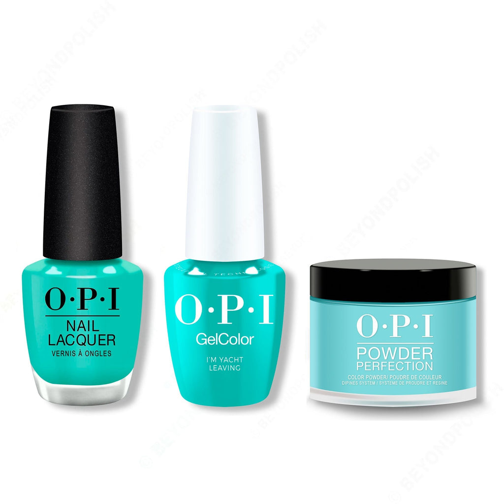 OPI - Intelli-Gel, Lacquer & Dip Combo - I'm Yacht Leaving - Salon Quality