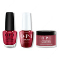 OPI - Intelli-Gel, Lacquer & Dip Combo - Malaga Wine - Salon Quality