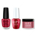 OPI - Intelli-Gel, Lacquer & Dip Combo - Miami Beet - Salon Quality