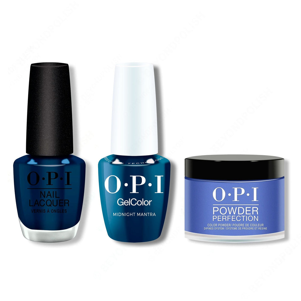OPI - Intelli-Gel, Lacquer & Dip Combo - Midnight Mantra - Salon Quality