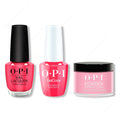 OPI - Intelli-Gel, Lacquer & Dip Combo - Strawberry Margarita - Salon Quality
