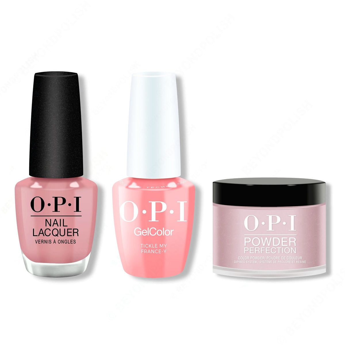 OPI - Intelli-Gel, Lacquer & Dip Combo - Tickle My France-Y - Salon Quality