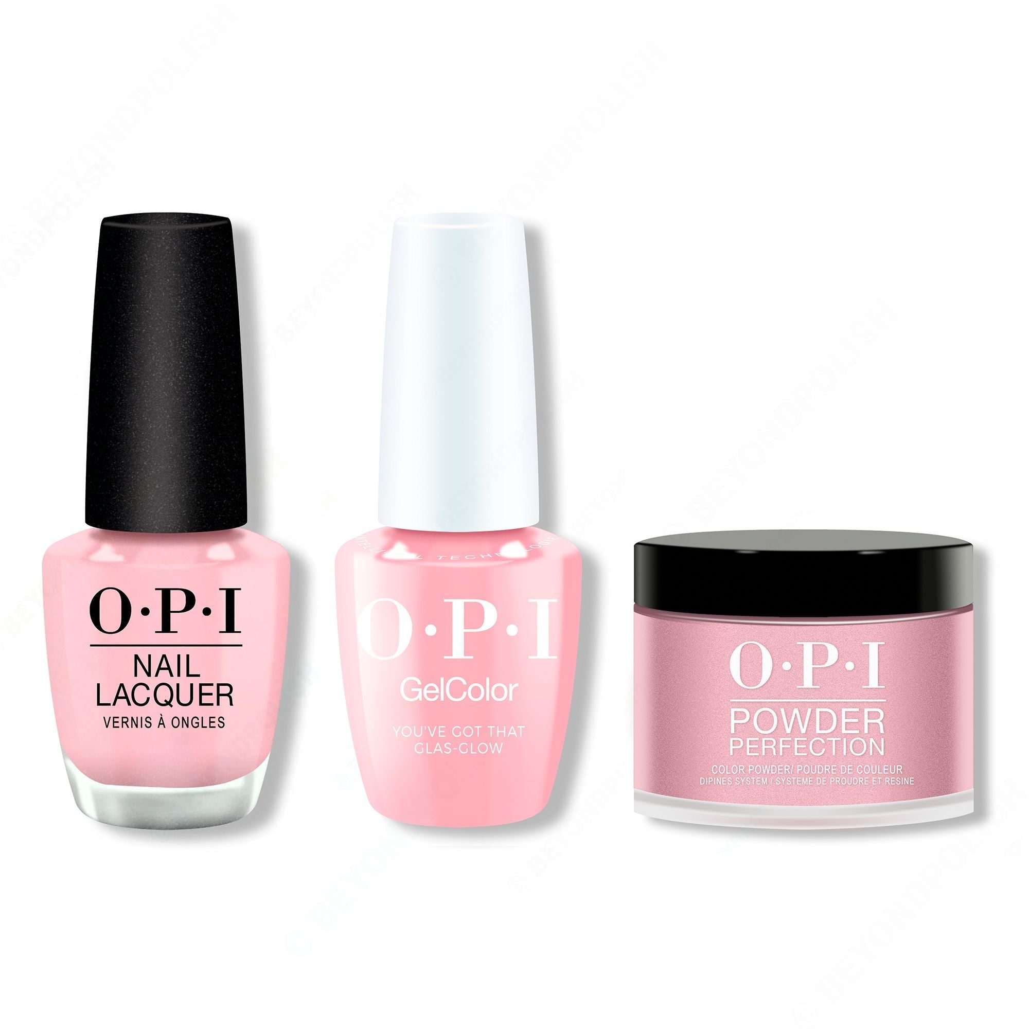 OPI - Intelli-Gel, Lacquer & Dip Combo - You've Got That Glas-glow - Salon Quality