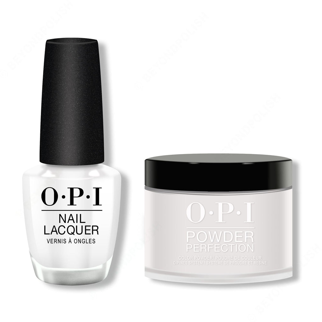 OPI - Lacquer & Dip Combo - Alpine Snow - Salon Quality