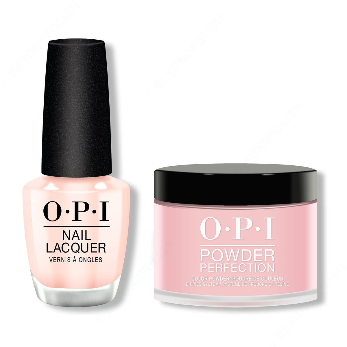OPI - Lacquer & Dip Combo - Bubble Bath - Salon Quality