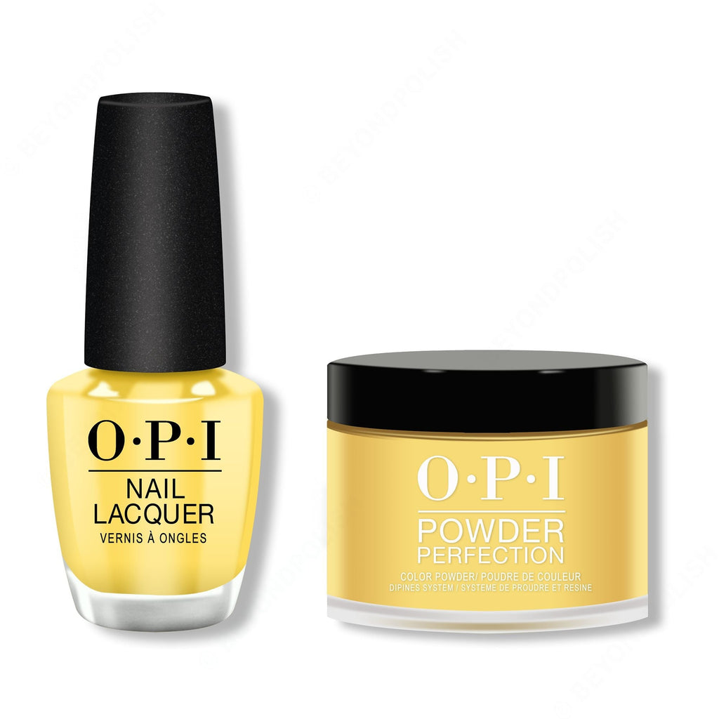 OPI - Lacquer & Dip Combo - Exotic Birds do not Tweet - Salon Quality