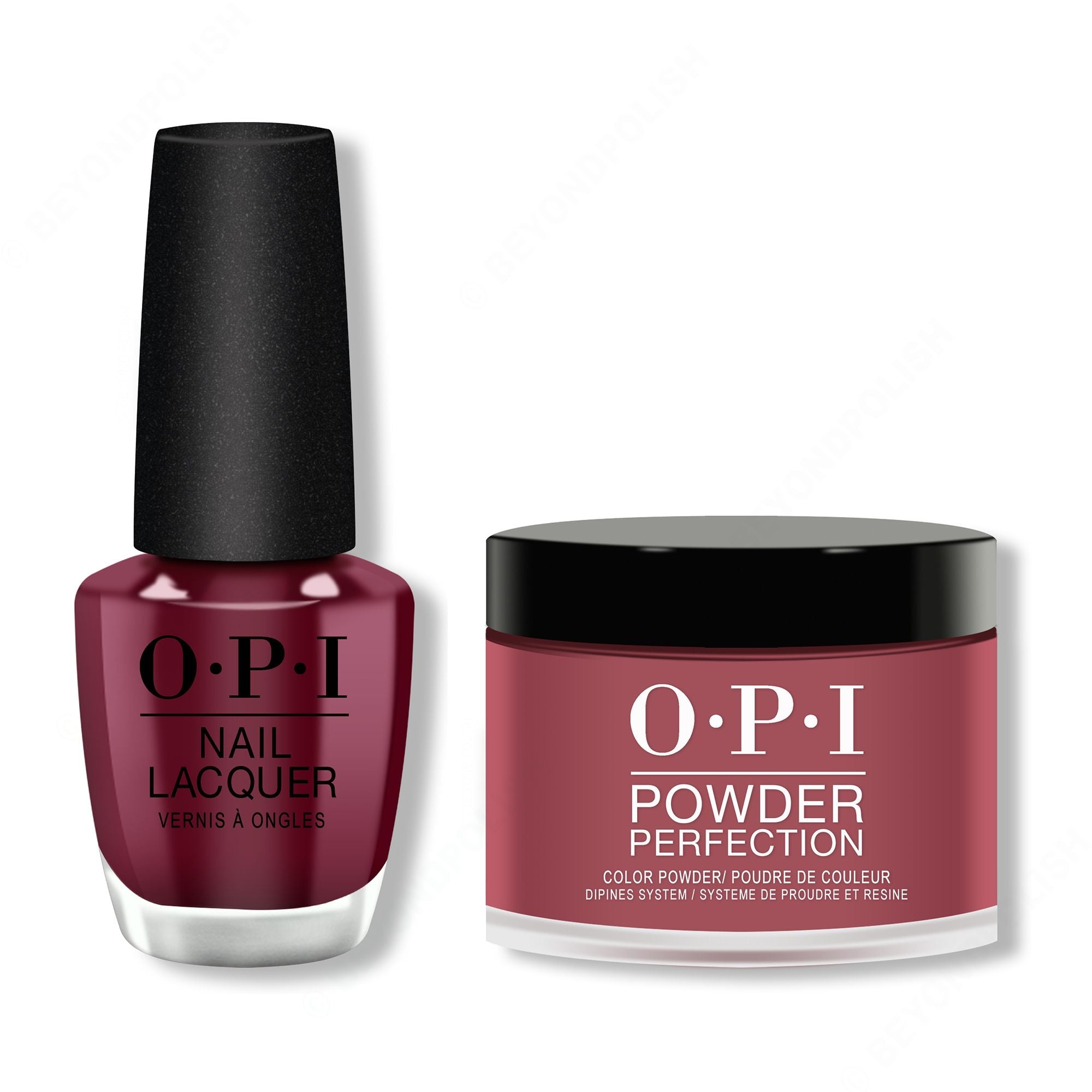 OPI - Lacquer & Dip Combo - Malaga Wine - Salon Quality