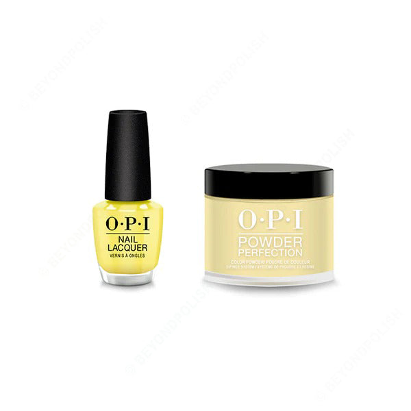 OPI - Lacquer & Dip Combo - Stay Out All Bright - Salon Quality