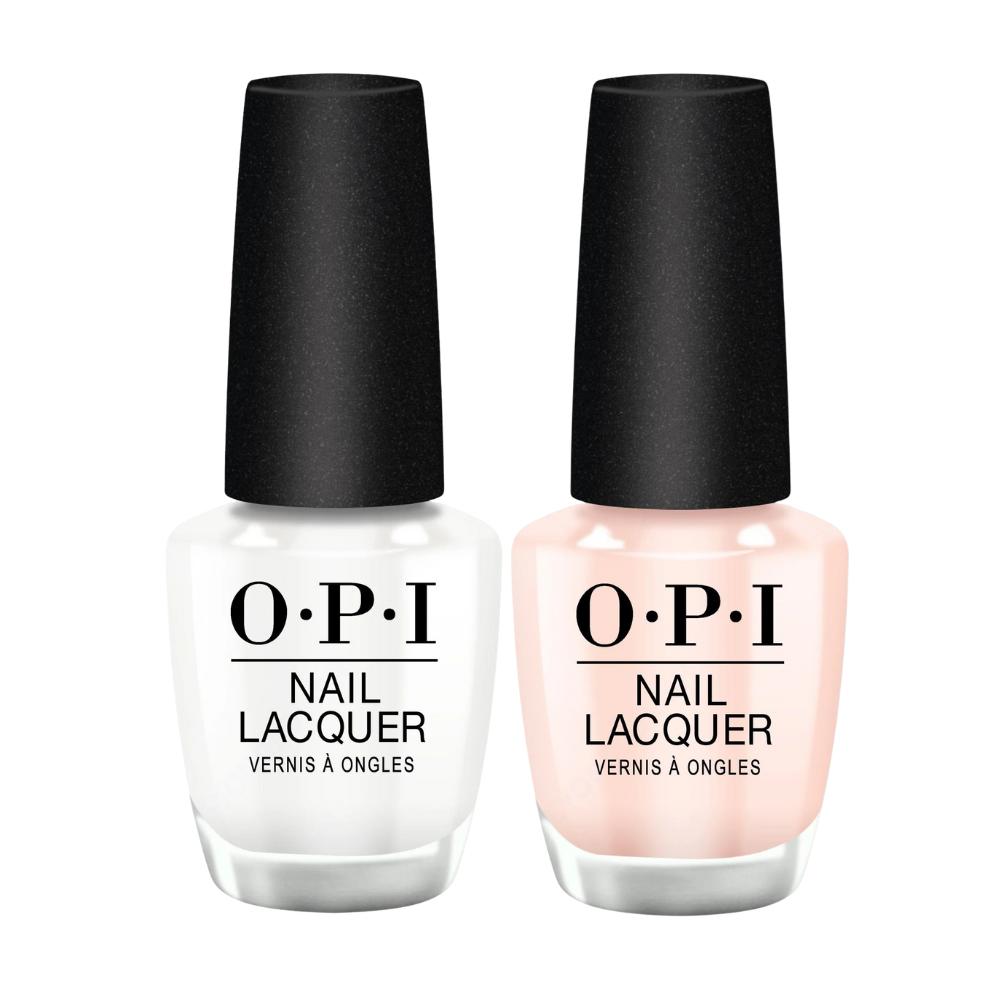 OPI Lacquer Set - Bubble Bath & Funny Bunny 2-Pc Set - Salon Quality