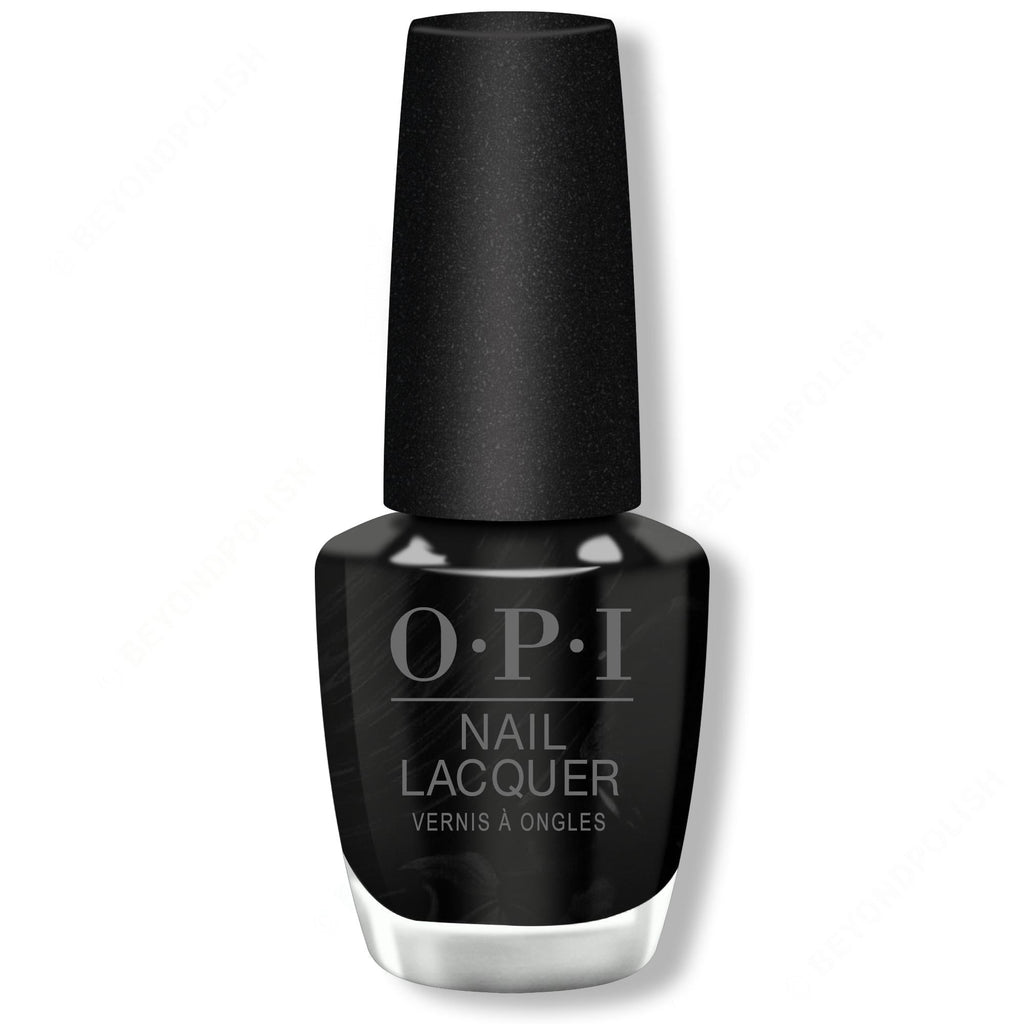 OPI Nail Lacquer - Black Onyx 0.5 oz - Salon Quality