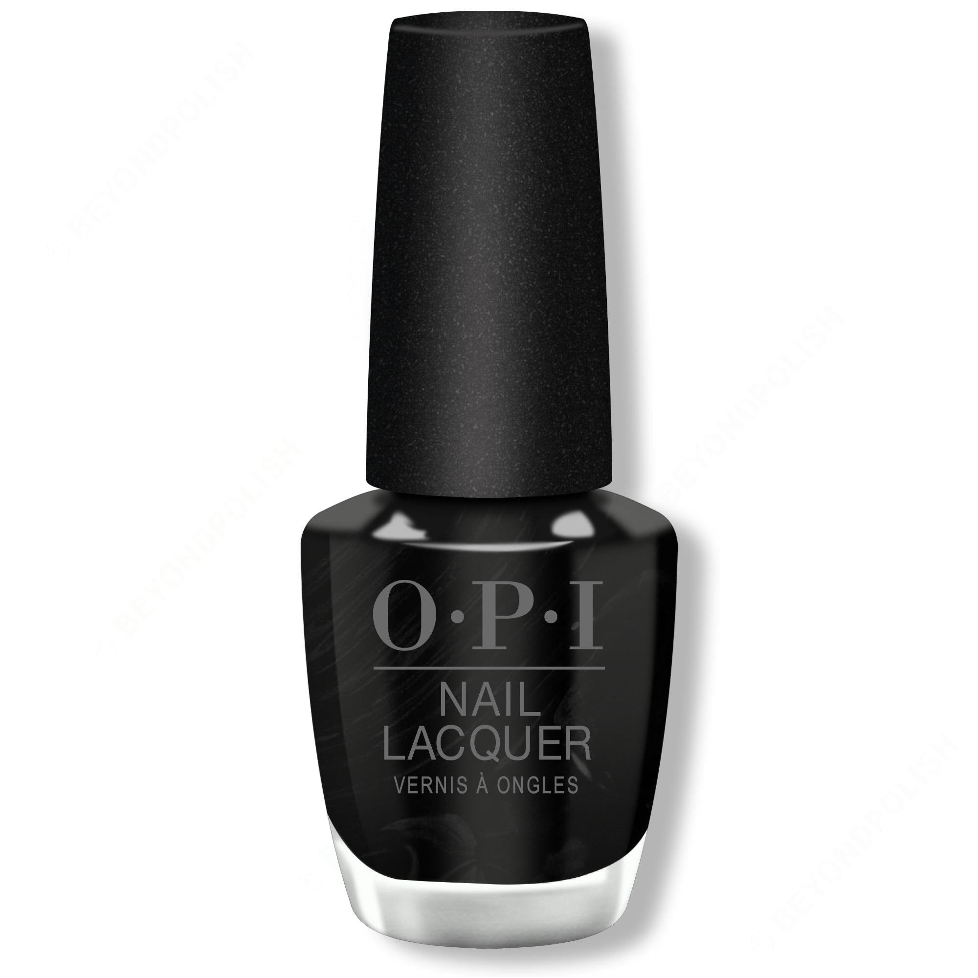 OPI Nail Lacquer - Black Onyx 0.5 oz - Salon Quality
