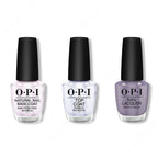 OPI - Nail Lacquer Combo - Base, Top & Addio Bad Nails, Ciao Great Nails 0.5 oz - Salon Quality