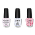 OPI - Nail Lacquer Combo - Base, Top & Aphrodite's Pink Nightie 0.5 oz - Salon Quality